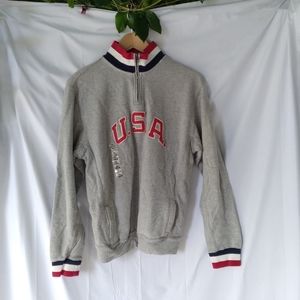 Ralph Lauren Jacket Juniors Size XL 18/20 Blue Label Gray Pull Over Nwt